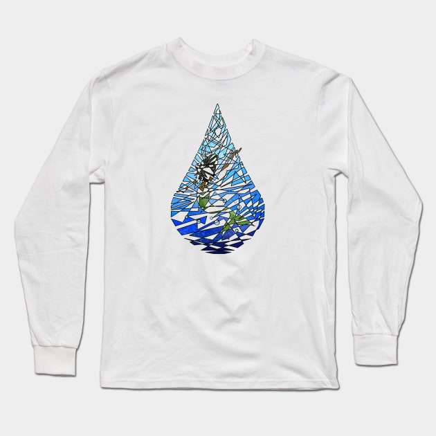 Suspended Fragments Long Sleeve T-Shirt by Edaleina